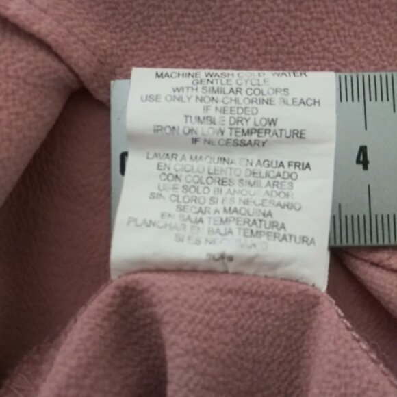 Lily White Women's size M pink long sleeve top - Picture 14 of 14